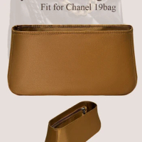 Nylon Purse Organizer Insert for Chanel 19bag Chain Handbag Multiple Colors Inside Bag Insert Slim Storage Bag Organizer Insert