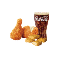 【麥當勞】辣味麥脆鷄腿2塊+麥克鷄塊4塊+中杯可樂(好禮即享券)