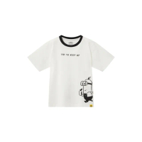 【GIORDANO 佐丹奴】童裝小小兵聯名印花上衣 minions系列(60 皎白)