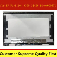 14.0" LCD For HP Pavilion X360 14-EK Series 14-EK0101TU LCD Display Touch Screen Digitizer Assembly Frame FHD