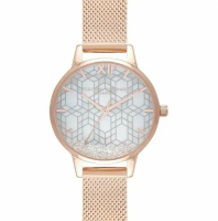 *【ERICA】Olivia Burton 限量 浪漫璀璨雪花米蘭錶
