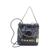 Chanel Mini C22 Black Shiny Calfskin I17196C