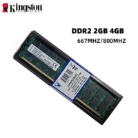 Kingston PC Memory RAM Computer Desktop DDR2 2GB 4GB 667MHz 800Mhz PC2-5300 6400 ddr2 ram Memory