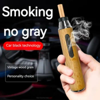 1PC Car mounted ashtray portable ashtray no dropping ashtray lazy person cigarette holder, driving smoking Soot Organizer