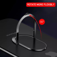 Universal Ultra Thin Finger Ring Holder for iphone 12 7 Flexible Socket Magnetic Car Mobile Phone Stand Holder For Xiaomi Huawei