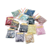 1 bag of 50 g Random Pick 50 g Of Crystal Chips – Gemstone Chips – Crystal Semi Tumbled Chips - Bulk
