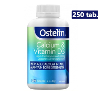 Ostelin 新版 - 維他命D+鈣 250粒 (EXP 2029年) (13歲以上青少年/成人適用 澳洲鈣片) 