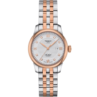 【TISSOT 天梭】Le Locle 力洛克 真鑽機械女錶-29mm 送行動電源 畢業禮物(T0062072203600)