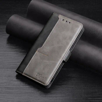 Flip Case For OPPO RENO 7 6 2 3 4F 5G Reno Z 2Z 2F ACE 2 Card slot Hit Color Leather Coque On RENO 4 4Z Lite Phone Cover holder