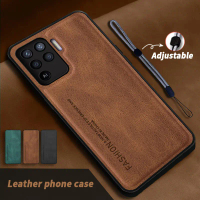 เคสโทรศัพท์, สำหรับ OPPO A94 4G และ F19 Pro, หนังนิ่มด้าน, พร้อมเชือกปรับได้, เคส