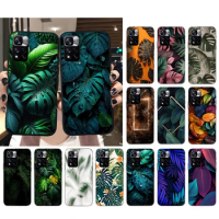 Tropical leaf Palm Leaves Phone Case For Xiaomi Redmi note 13 12 Pro 11S 11 10 Pro 10S 12S Redmi 10 13C 9C