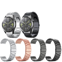 22mm stainless steelbracelet For Huawei Watch GT/GT2/WATCH3 magic watch 2pro smart watch business style replacement Watch strap
