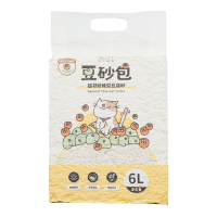 NU4PET陪心寵糧-豆砂包超凝結條形豆腐砂 6L x 2入組(購買第二件贈送寵物零食x1包)