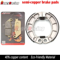 Motorcycle Front Brake Pads Rear Shoes For HONDA CB400SS CB 400 SS (SS2-N41) 01-05 CL400 CL 400 (NC38) 98-03
