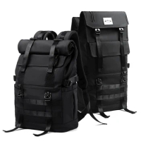 Trendy Backpack 15.6-inch Laptop Rolling Laptop Backpack Large Capacity Scalable Travel Backpack Fashion Sports Hiking Backpack