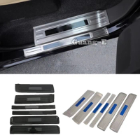 For Nissan NV200/Evalia 2009 2010 2011-2020 Stainless Steel Strip Threshold Pedal Door Sill Scuff Plate Cover Frame Accessories