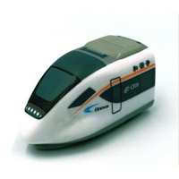 中國高鐵和諧號 CRH6型 鐵支路迴力小火車 迴力車 火車玩具 壓克力盒裝 QV080 TR台灣鐵道