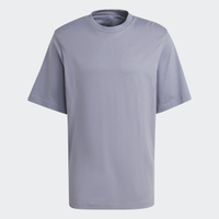 ADIDAS Lounge Tshirt 男落肩T桖 休閒衣 品牌服 百搭款 藍灰色 KAORACER IC4103