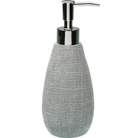 《VERSA》織紋洗手乳罐(灰300ml) | 按壓瓶 分裝瓶 乳液瓶 沐浴乳罐