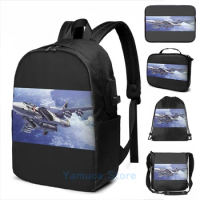 Funny Graphic print Macross #1 USB Charge Backpack men School bags Women bag Travel laptop bag