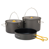 【【蘋果戶外】】mont-bell 1124910【2L+3L套鍋】ALPINE COOKER 18+20 鋁合金鍋具組平底鍋 折疊鍋 折疊碗 炊具 吊鍋 戶外輕量登山 露營