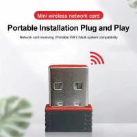 USB WiFi Dongle 150Mbps penyesuai tanpa wayar 802.11n/g/b REALTEK 8188 USB2.0 Wifi penerima LAN + an