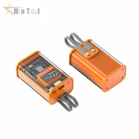 21700/18650 Battery Charger Case DIY Power Bank Box PD22.5W Fast Charging Case 10000mAh Polymer Battery Charging Power Bank Box