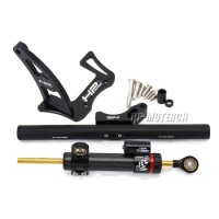 New steering stabilizer carbon fiber Damper kit and light stand For electric scooter Dualtron Thunder II Thunder 2