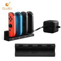 Gulikit Switch JoyCon Controller Charger Dock Stand Station Holder for Nintend Switch JoyCon Charging Dock