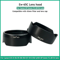 Camera Lens Hood EW-65C EW 65C Compatible with Canon RF16mm F2.8 STM Lens for Canon EOS R RP Ra R3 R5 R6 R7 R10 R50 Camera