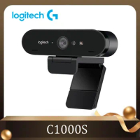 Logitech C1000S BRIO 4K Webcam Wide Angle Ultra HD 1080p Video With Micphone