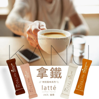 韓國【Maxim】KANU風味拿鐵咖啡全系列 24入/盒(提拉米蘇/堅果焦糖/香草/煉乳)
