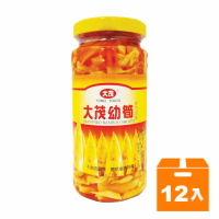 大茂 幼筍 玻璃瓶 350g(12入)/箱 【康鄰超市】