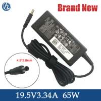 Genuine 65w 19.5v 3.34a 4.5*3.0mm Charger Adapter for Dell laptop Latitude 14 7404 / Inspiron M531R 5535