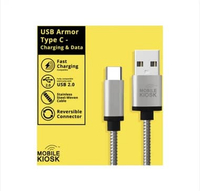 Mobile Kiosk Kabel Data USB Charger Stainless Type-C