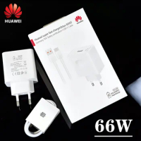 66W charger Huawei Supercharge Fast charger adapter USB 6A Type C cable For Huawei Mate 40 Pro mate30 40 p40 pro nova8 se P30