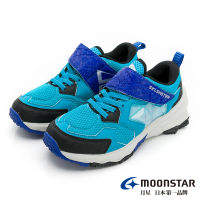 【MOONSTAR 月星】童鞋炫技者剛系列競速鞋(藍色)