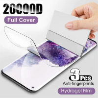 3Pcs Hydrogel Film For Samsung Galaxy A10 A30 A50 A70 A20 A80 A90 Screen Protector For Samsung M30 M20 M10 M40 M30S A10S Film