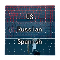 New US Russian Spanish Brazil Backlit Keyboard For Acer Nitro 5 AN515 AN515-51 AN515-52 AN515-53 AN515-41 AN515-42 AN515-31