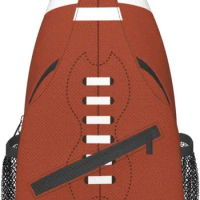 American Football Sling Bag Chest Bag American Football Crossbody Bags for Men Women