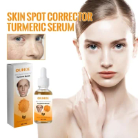 Turmeric Melasma Whitening Correcting Serum Facial Care Essence Oil Dark Spot Removal Brighten Skin Fade Pigment Freckle Melanin