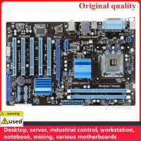 For P5P41T PLUS Motherboards LGA 775 DDR3 8GB ATX For Intel G41 Desktop Mainboard PCI-E2.0 SATA II USB2.0