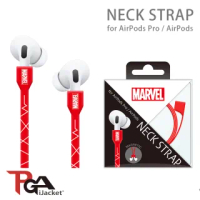 【iJacket】AirPods Pro / AirPods 迪士尼 耳機磁吸防丟頸帶(米奇粉)