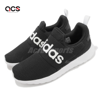 Adidas 慢跑鞋 Lite Racer Adapt 4 K 中童 大童 免鞋帶 多功能 運動鞋 黑 白 Q47207
