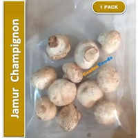 Jamur Champignon Segar - Jamur Kancing Putih Fresh | 250gr [ Harga Per BKS ]
