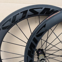 3K Twill Road Bike Carbon Wheels Set, Bicycle Wheelset 38mm, 50mm, 60mm, Clincher, 700C, 25mm Width Rims