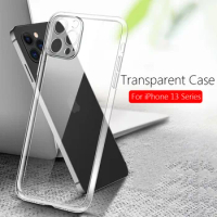 For iPhone 13 Pro Case High Quality Slim Soft TPU Transaprent Clear Phone Case On For iPhone 13 Pro Max Mini Cover Fundas Capa
