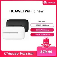 New Original Huawei 4G Router Mobile WIFI 3 New E5576-820 Mesh Wifi Repeater Extender Unlock 4G LTE With SIM Card Wireless Modem