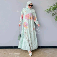 DYN - Monogram Garbera Dress Monogram Garbera Series - Mint, LXL