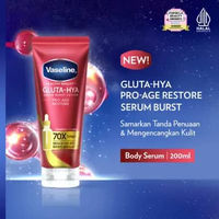 Vaseline Healthy Bright​ Gluta Hyaluron Pro-Age Restore 70x Collagen Body Serum [200 mL]
